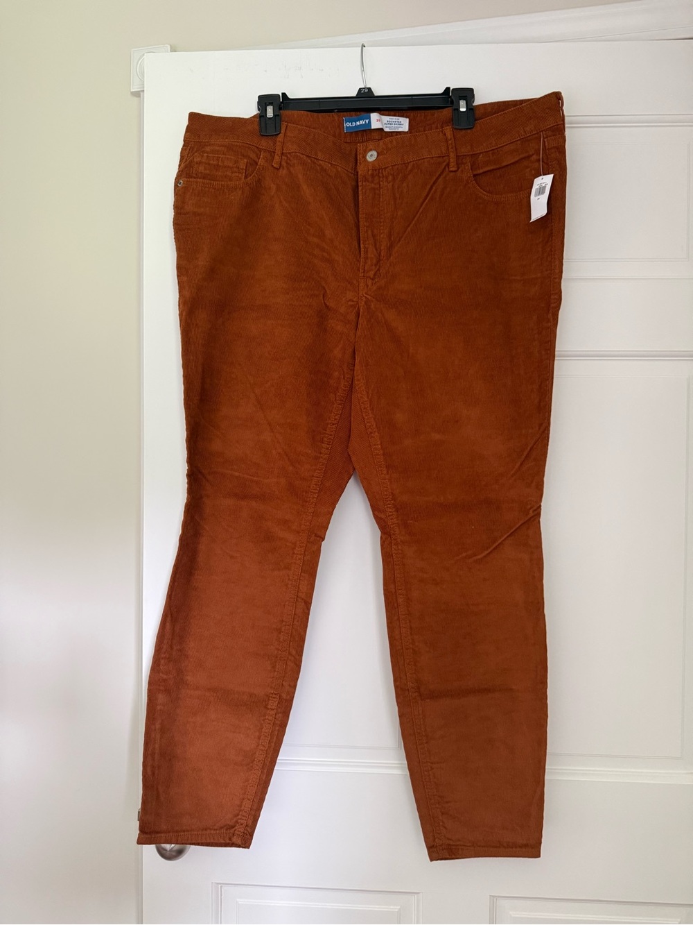 Old Navy Corduroy Pants in Rust Orange